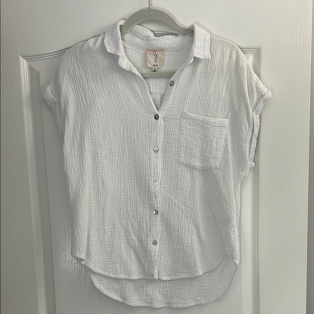Joie Gauze Button Down